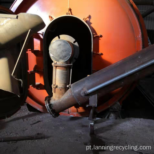 Máquina de reciclagem de borracha de resíduos de pneus de pirólise